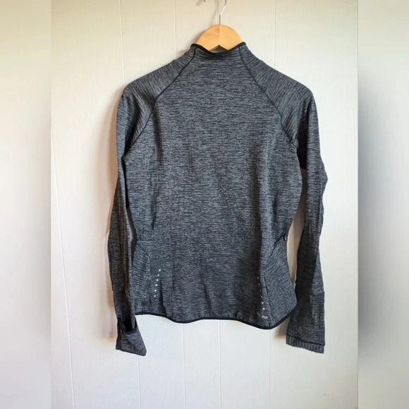 Nike Dri-Fit 3/4 Pullover in Dark Gray size Medium Performance Athletic Active - Picture 3 of 8